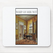 WHIP OF HER WIT- Victorian Perios Mousepads
