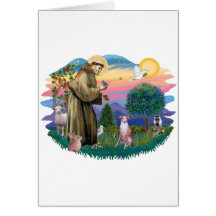 Whippet (#7) greeting card