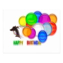 Whippet Celebrate! Postcard