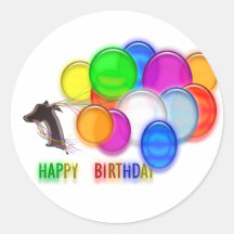 Whippet Celebrate! Stickers