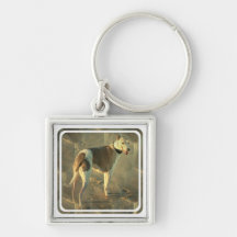 Whippet Dog Keychain