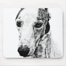 Whippet dog mousemat