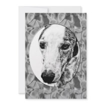 WHIPPET CUSTOM INVITATION