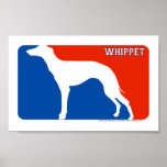 Whippet Major League Dog Print