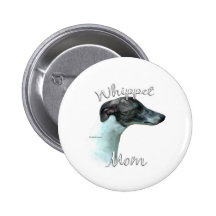 Whippet Mum 2 Button