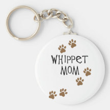 Whippet Mum for Whippet Dog Moms Keychain