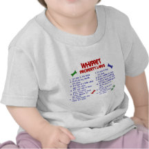 WHIPPET Property Laws 2 Tee Shirt