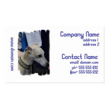 Whippet Puppy Business Cards