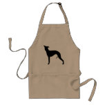Whippet Silhouette aprons
