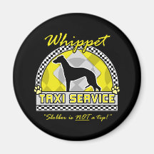 Whippet Taxi Service Magnet
