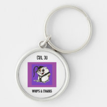 Whips & Chains Keyring Key Chain