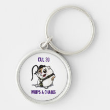 Whips & Chains Keyring Key Chains