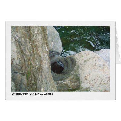 Whirl-pot Via Mala Gorge Card by StolenShadows