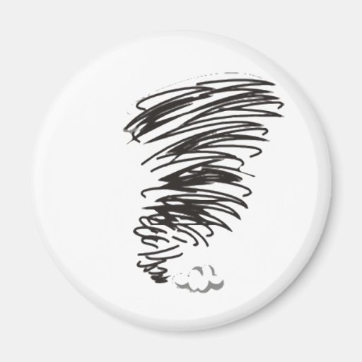Whirling Tornado Fridge Magnets