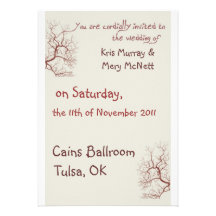 Whisical Branches Invitations