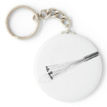 "Whisk" Kitchen Tool Watercolor keychains