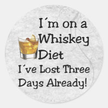 Whiskey Diet Sticker