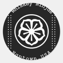 Whiskey Ninjas Karate Kid Sticker