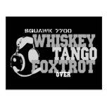 Whiskey Tango Foxtrot - Aviation Humour Post Cards