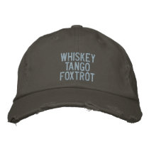 Whiskey Tango Foxtrot Pilot Hat