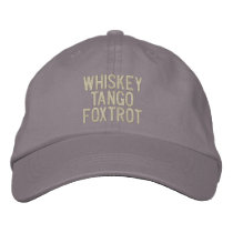 Whiskey Tango Foxtrot Pilot Hat