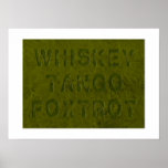 Whiskey Tango Foxtrot Print