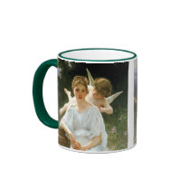 Whisperings of Love, William Adolphe Bouguereau Coffee Mug