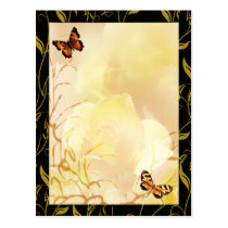 Whispy golds and yellows postcards