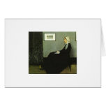 Whistler Arrangement in Grey and Black Note Card