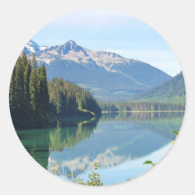 Whistler Lake Round Sticker