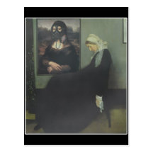 Whistler's Mother got Gassed Post Cards