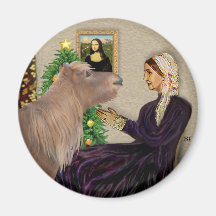 Whistlers Mother Xmas-Shetland Pony Refrigerator Magnets