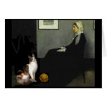 Whistler's Mother's Cat Greeting Cards