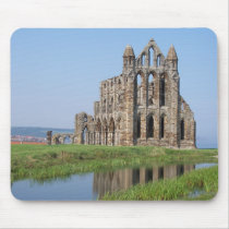 Whitby Abbey Whitby North Yorkshire England Mouse Mats
