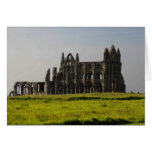 Whitby castle greeting card