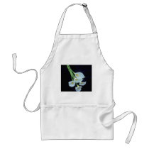 white A sheath of arum lilies flowers Aprons