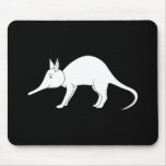 White Aardvark. Cute animal. Mousepads