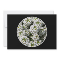 White Alyssum Personalised Invites