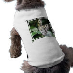 White and Black Butterfly Dog Shirt