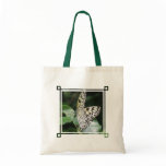 White and Black Butterfly Tote Bag
