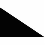 White And Black Diagonal, Panama flag photo sculptures