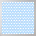 White and Blue Polka Dot Pattern. Spotty. Custom posters