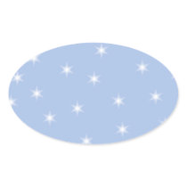 White and Blue Stars Design. Stickers