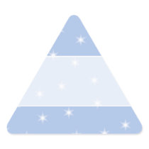 White and Blue Stars Design. Sticker