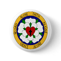 White And Green Luther Rose Pins