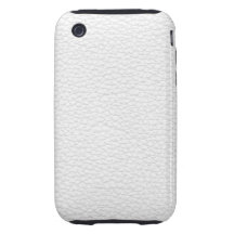 White and Light Grey Printed Pattern. iPhone 3 Tough Covers