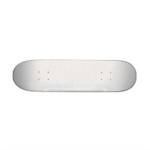 White and Light Grey Printed Pattern Custom Skate Board