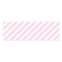 White and Light Pink Stripes. Business Card Templates