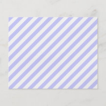White and Light Purple Stripes. Flyers