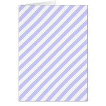 White and Light Purple Stripes. Greeting Cards